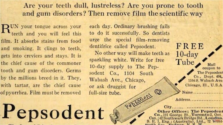 first pepsodent ad